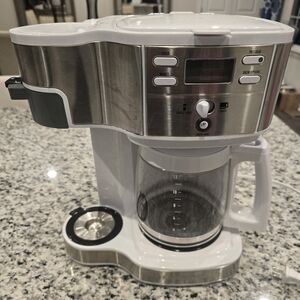 Hamilton Beach 2-Way Programmable Coffee Maker, Single Serve Coffee Maker & 12-C